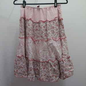 3/$35 Tiered below knee length skirt